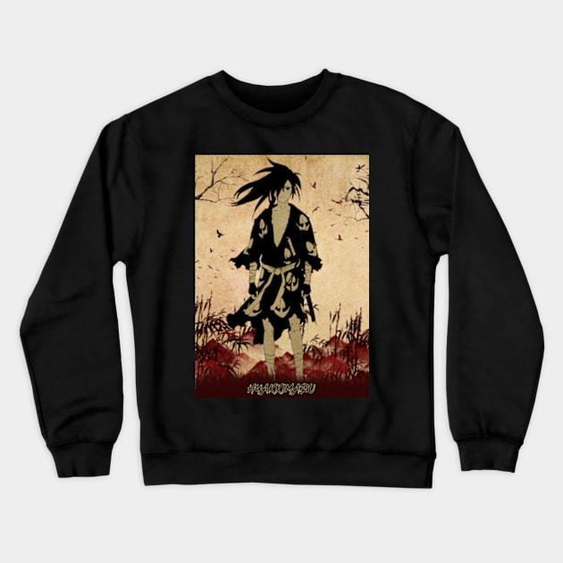 Hyakkimaru Crewneck Sweatshirt by lazymost